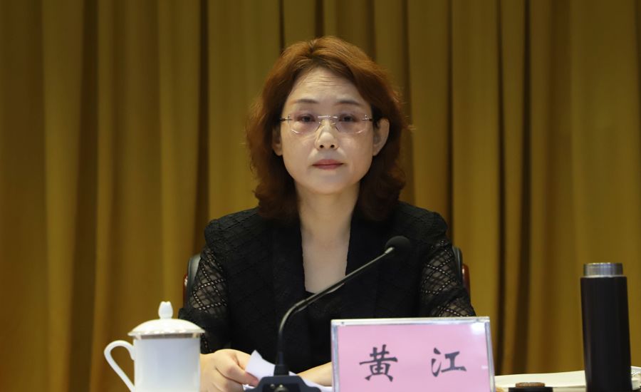 黄江副市长对会议内容作了总结发言,她希望各部门各单位要认真贯彻