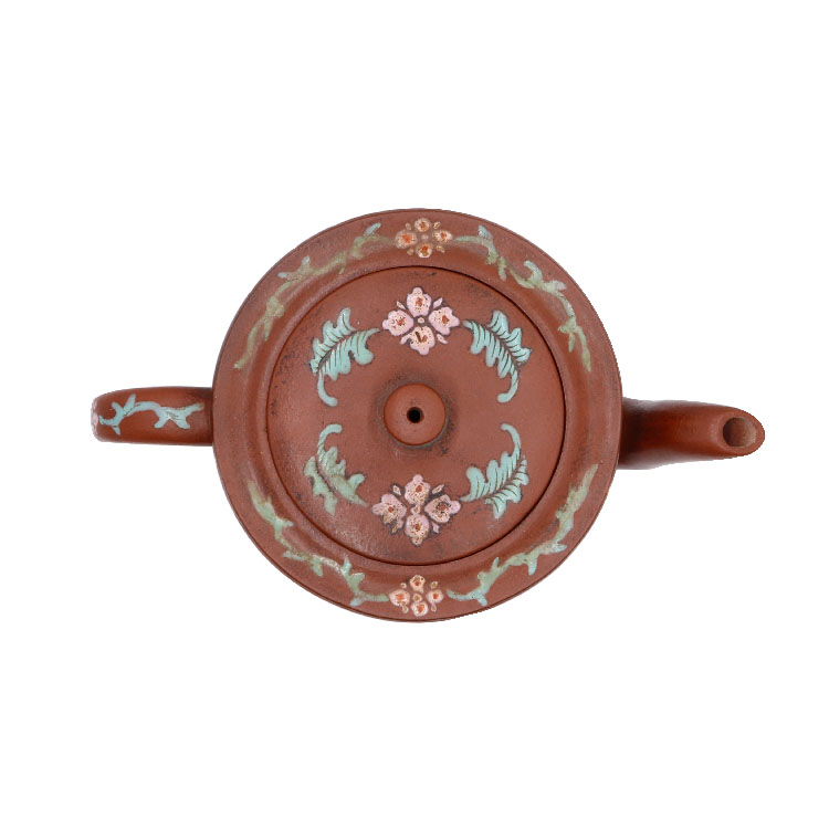 顾景舟五彩紫砂壶