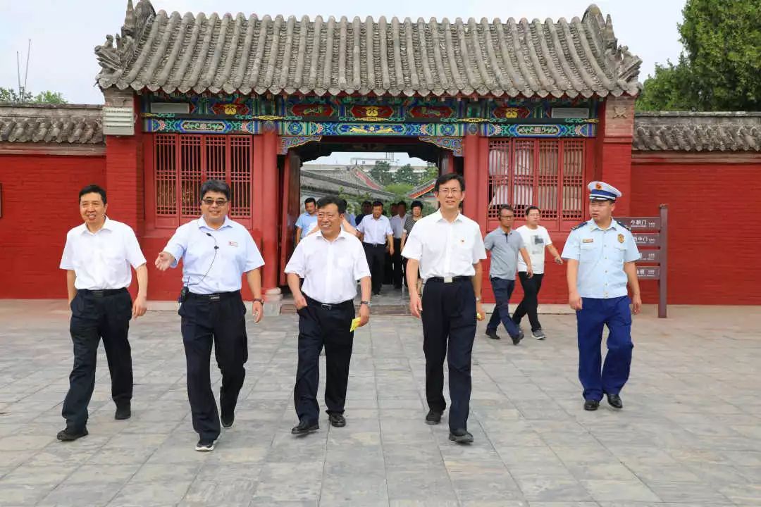 省应急管理厅党组书记张昕检查太昊陵安全生产工作