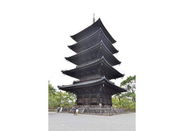 在东寺眺望京都地标“五重塔”!漫步于染上红叶色彩的园区_金堂