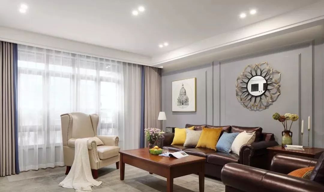 装修图赏简约美式无主灯设计简而大气