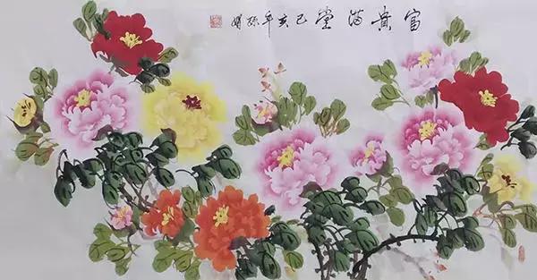 画家孙娟花姿绰约韵压群芳