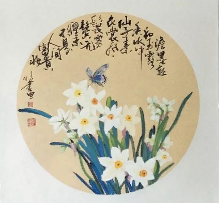 shine绘画课堂中国水墨画水仙花零基础学员招募中