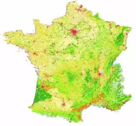 巴黎的地形地貌图片