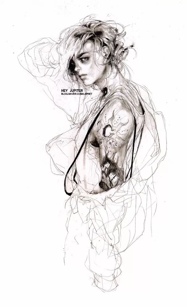 插画分享|暗黑与甜美并存