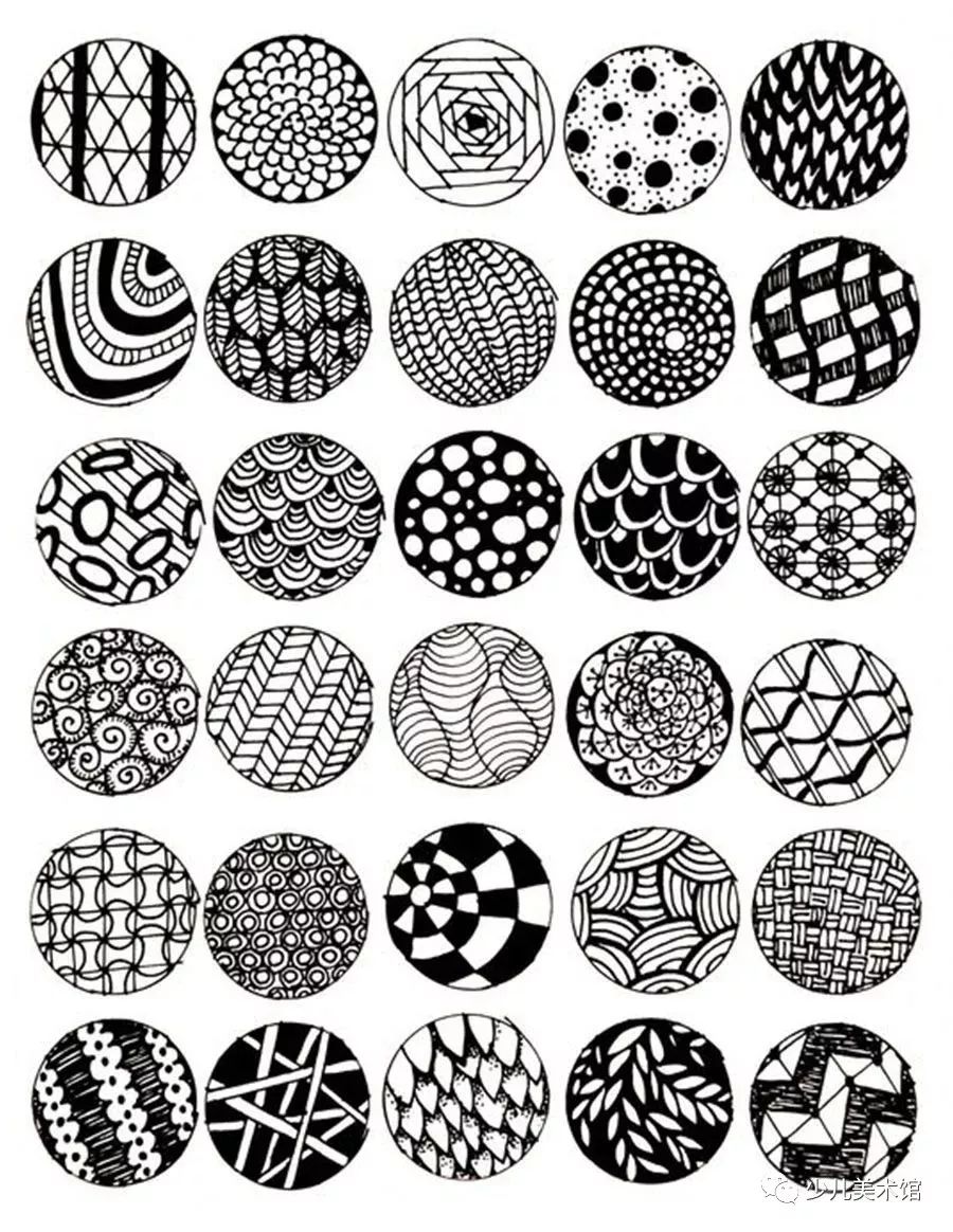 绘画素材丨学好装饰画,这些装饰线描设计训练一定有用