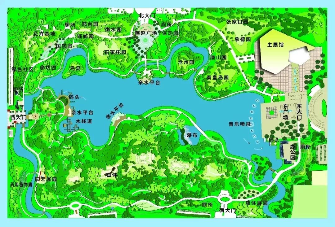 正定县园博园将免费向市民开放晨练活动具体时间安排
