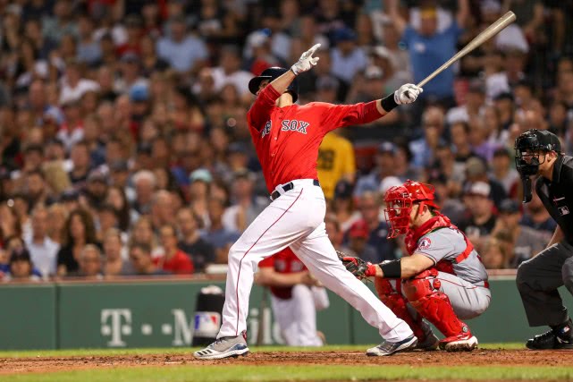 联盟结束一场焦点战,卫冕冠军波士顿红袜队坐镇主场面对洛杉矶天使队