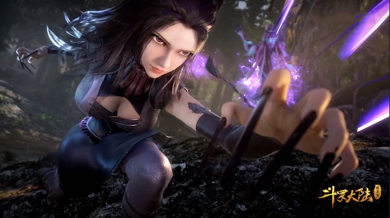 原创斗罗大陆血轮眼登场史莱克七怪群殴鬼虎朱竹清喜获第四魂环