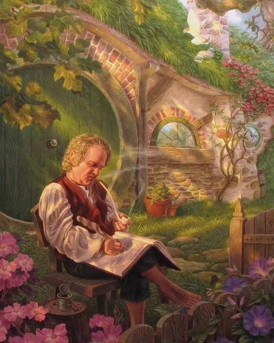 随着精灵去往了西方,佛罗多在比尔博开始的故事里写下了自己的一部分