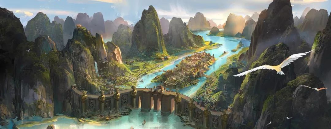 山河社稷图中的仙境场景图就够复杂了,但接下来才是噩梦的开始.