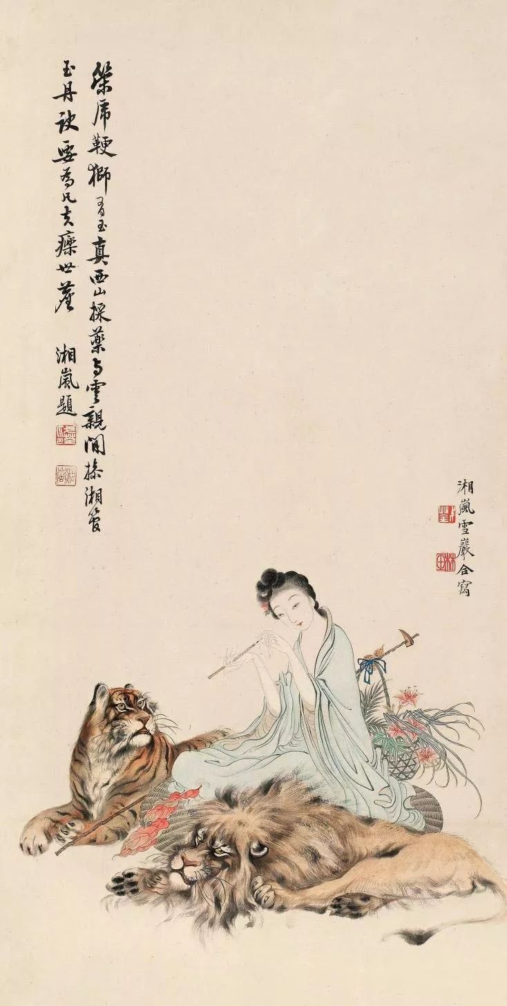 "父亲毕生追求的目标是曹霸,韩斡的艺术成就,他并不贪恋浮名物欲,在