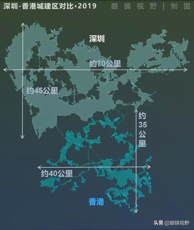 深圳香港地图放大图片