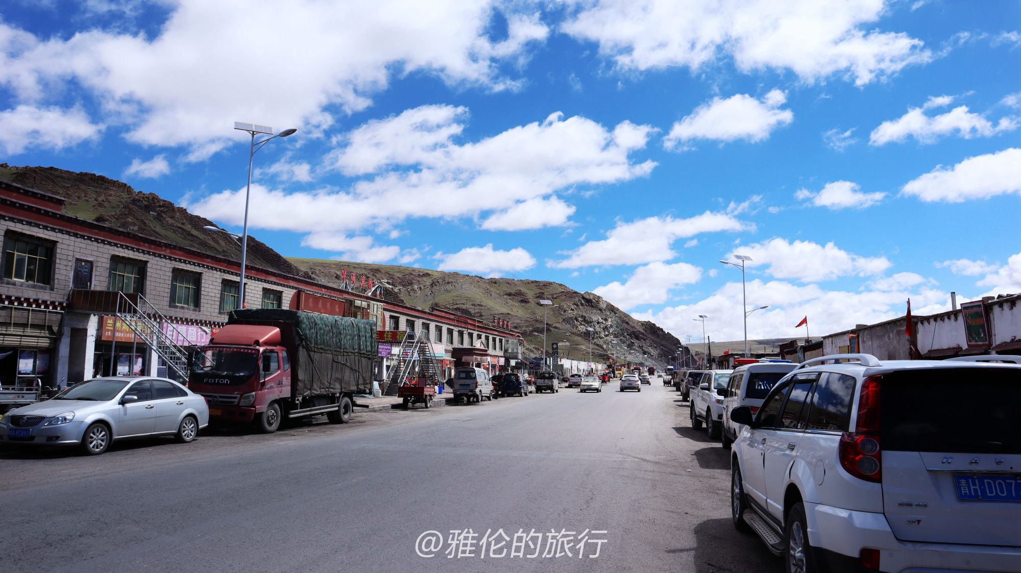 原创青藏线雁石坪镇海拔4700多米全镇只有1家通电180元住一晚