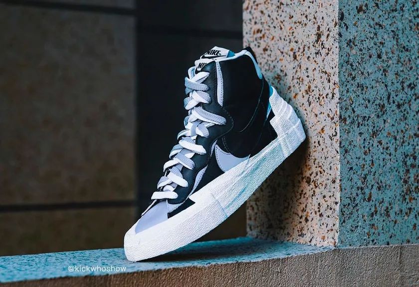 今年秋季登场黑灰sacaixnikeblazermid最新上脚图来袭