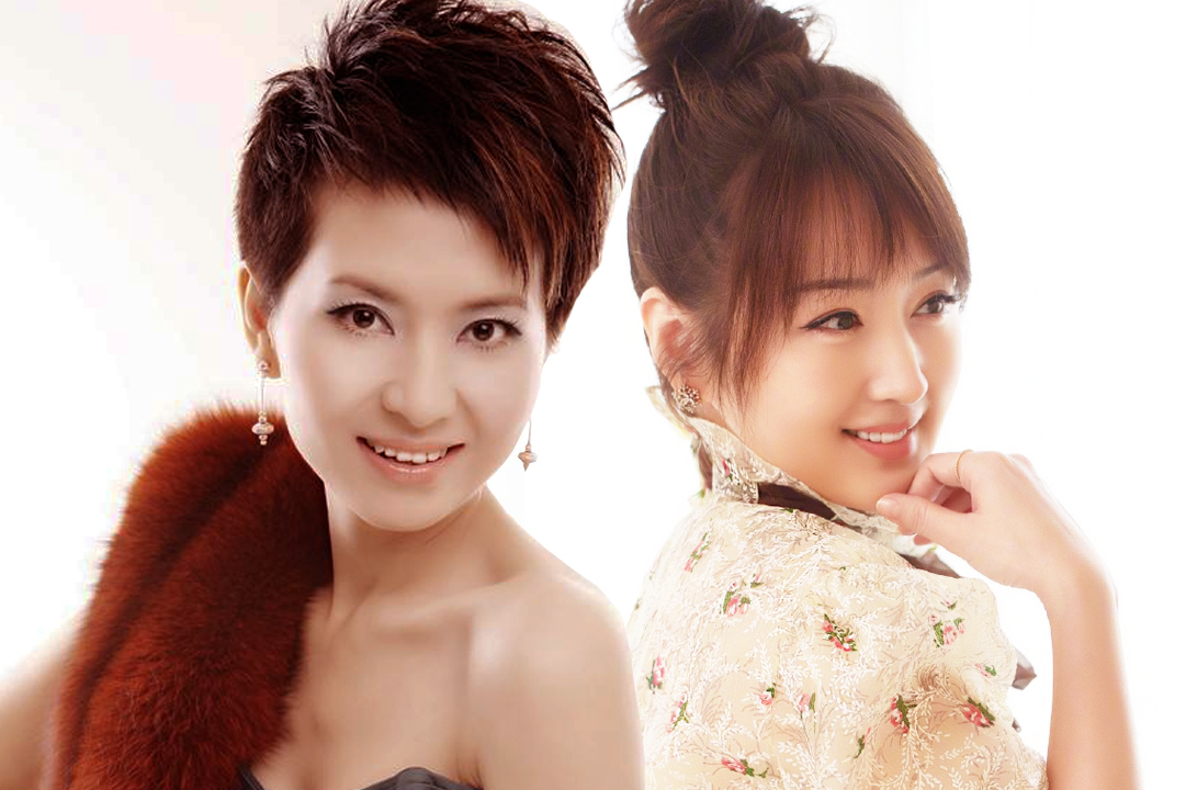 杨钰莹,甘萍二十年前的一次同场演出,当年实力与美貌的代言人