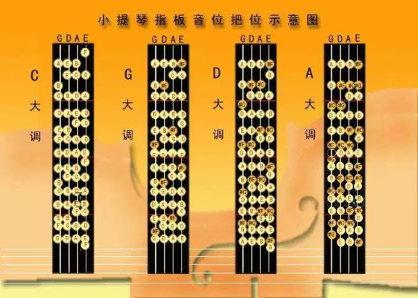 小提琴的把位划分琴界网曹氏提琴