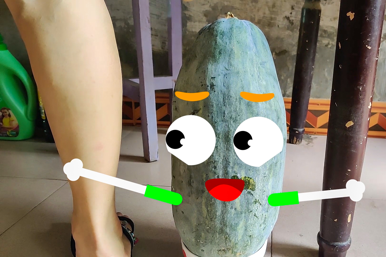 会说话有情绪的橡皮手机冬瓜奇趣创意搞笑动画