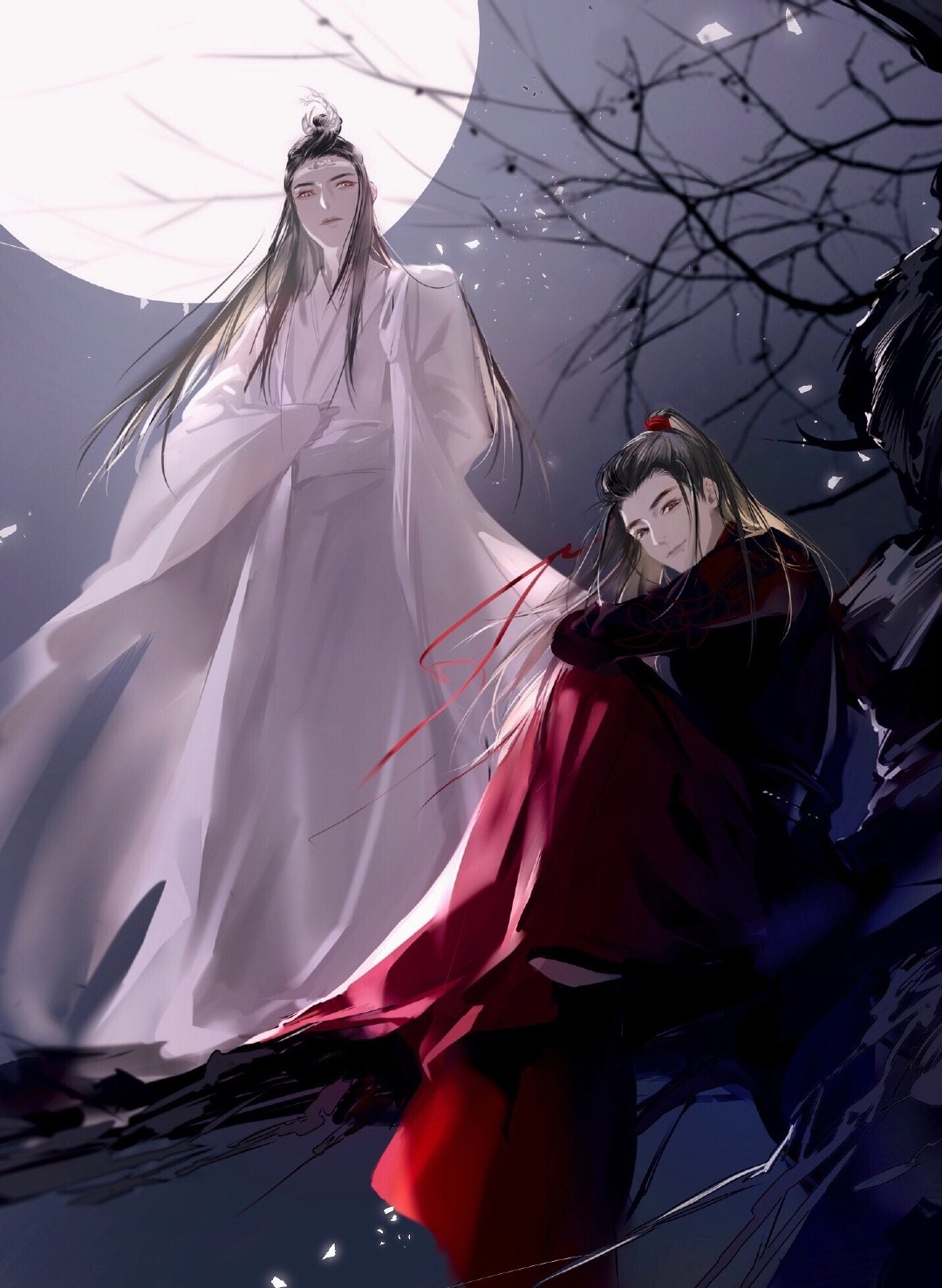 涂鸦版陈情令来袭网友神仙颜值大pk快拿去做壁纸吧