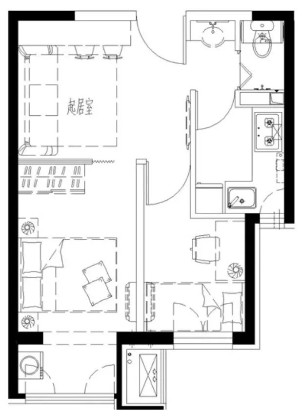 大套型两居室a类户型2盛达嘉园租房项目户型图小套型零居室b反户型中