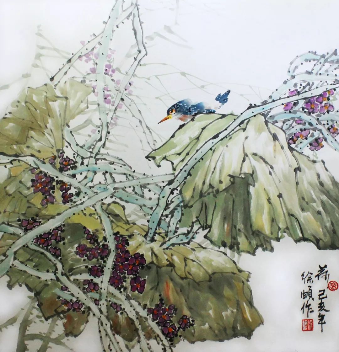 著名国画家徐頔作品欣赏