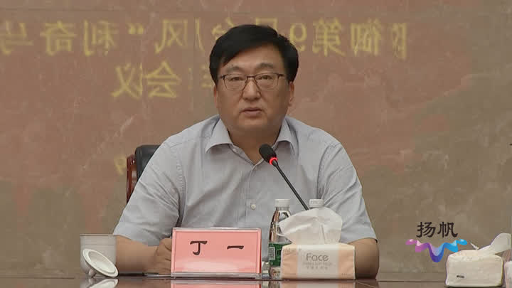 扬州市副市长丁一参加会议.