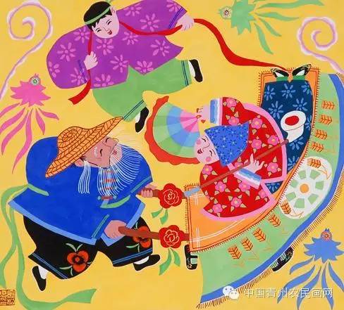 【广阔天地】画风淳朴,带有泥土的芬芳的舞阳农民画_绘画