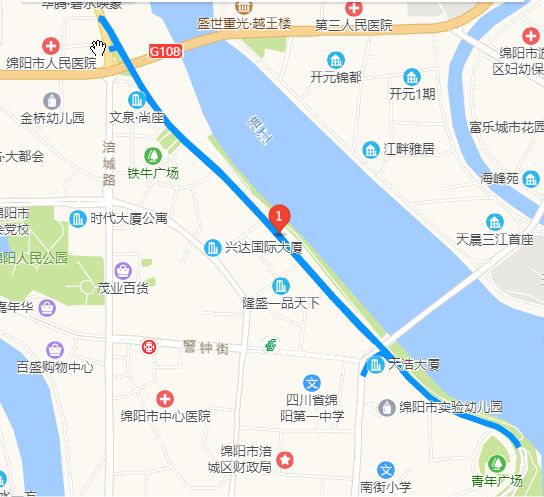 绵阳禁摩托车路线图图片