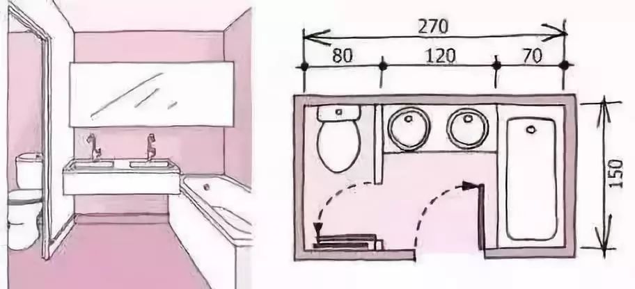 掌握这些装修小窍门,你家5m的卫生间也可以做干湿分离!