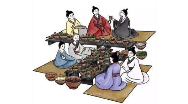 那为什么古代中国人要跪着吃饭呢?