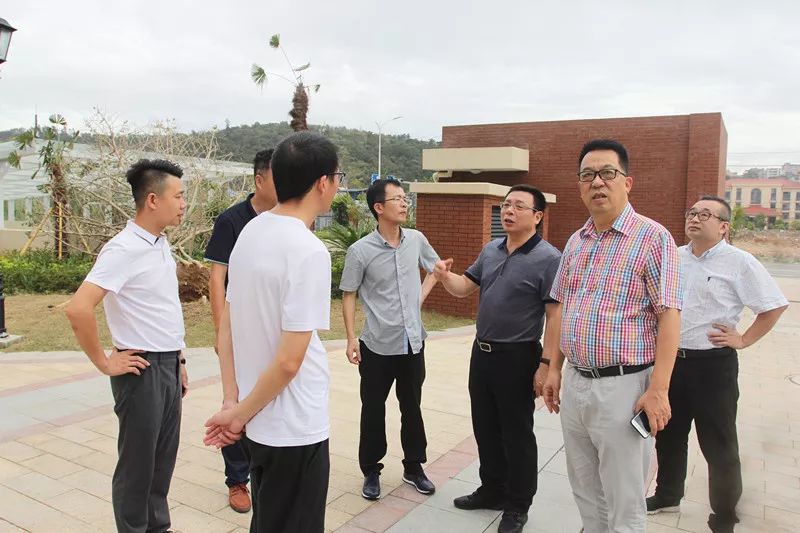 鄭建海局長一行先後查看了洞頭一中,溫州教師教育院洞頭分院,洞頭區樂