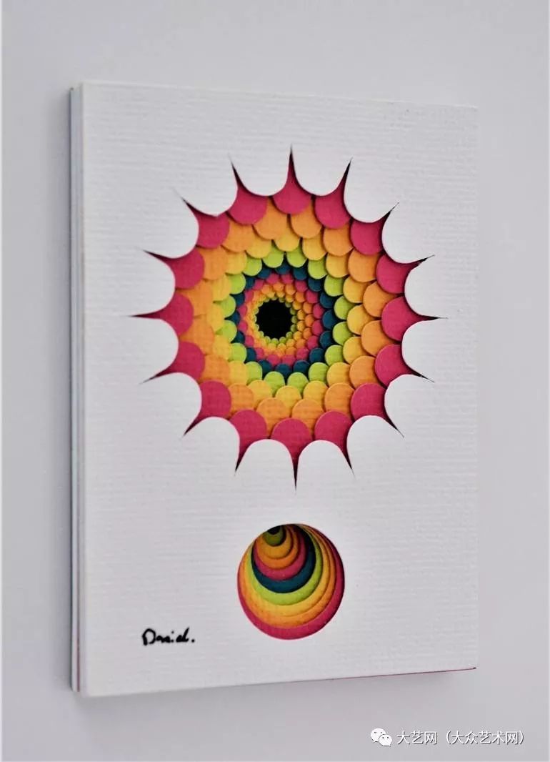 大众艺术网层层的魅力与视幻的空间南非艺术家danieladupreez纸张艺术