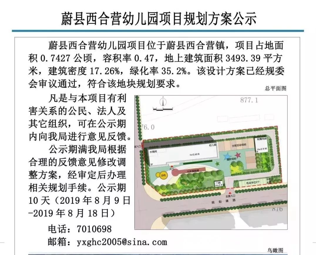 蔚县西合营总体规划图图片