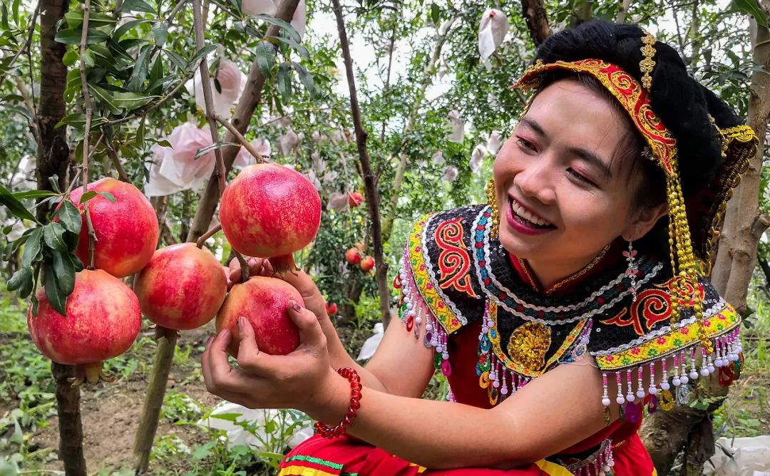 等不得了这周末我不仅要耍好我还要吃好摘石榴吃烤鹅全都安排上