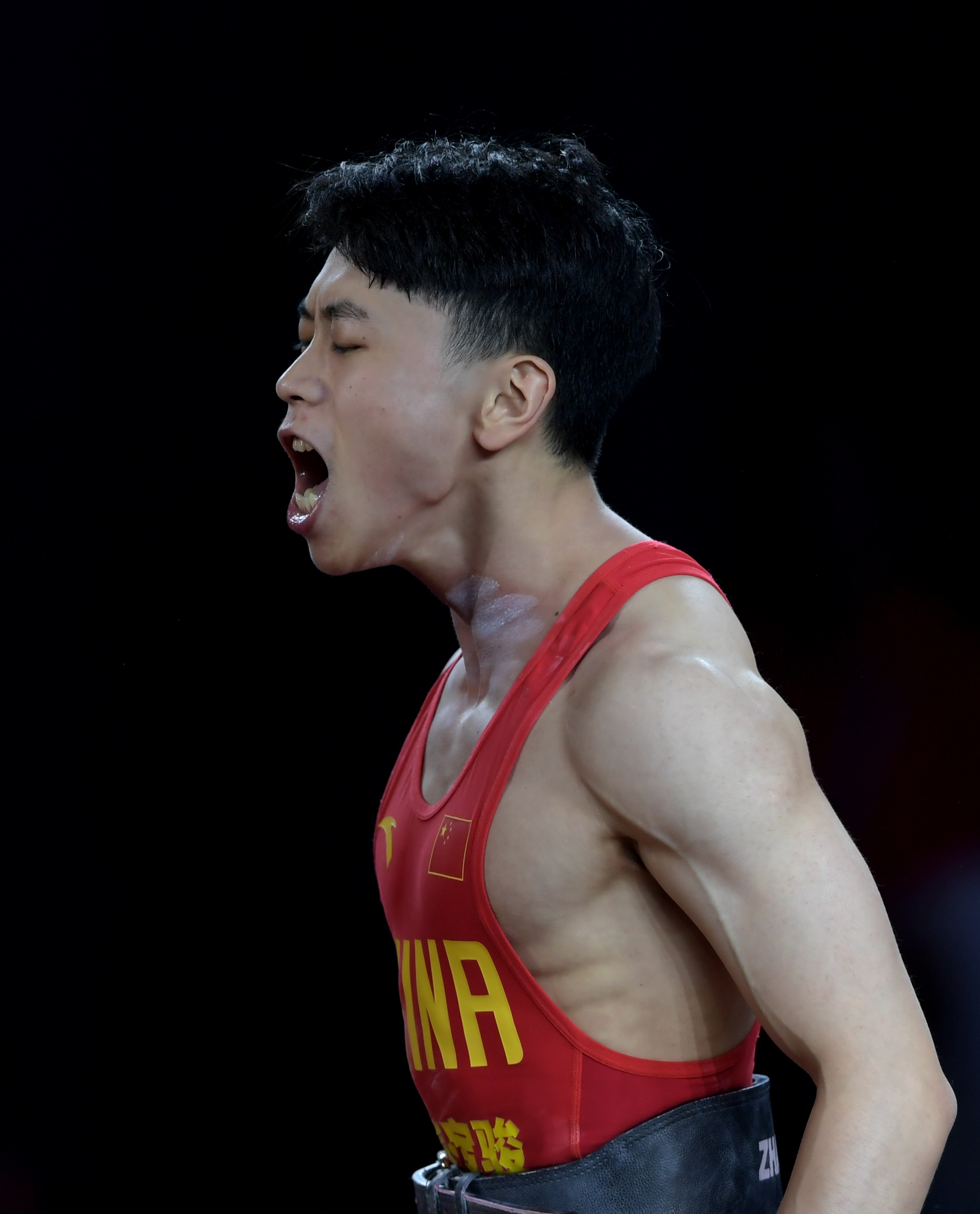 举重体校甲组男子55公斤级赛况