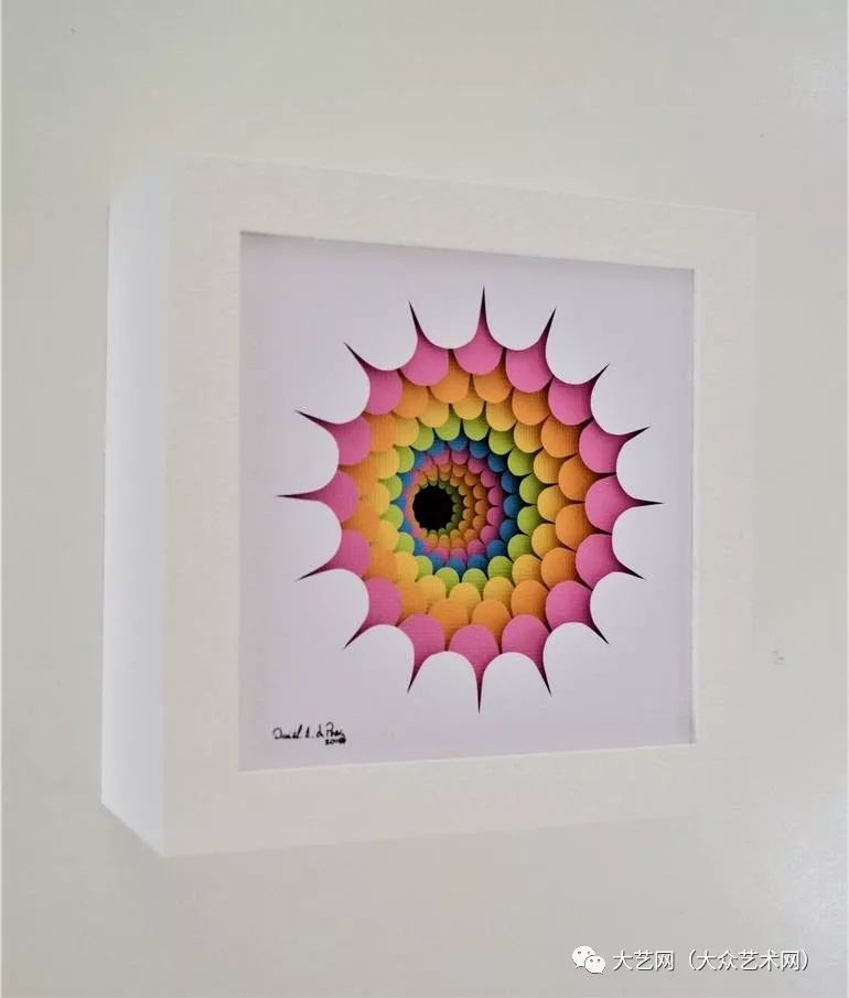 大众艺术网层层的魅力与视幻的空间南非艺术家danieladupreez纸张艺术