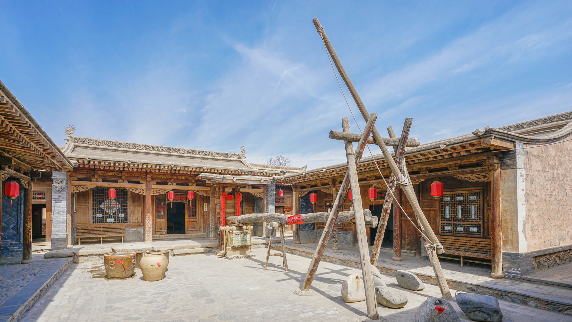 大西北的古镇,位于黄河岸边,50多处古建筑保留完好_青城