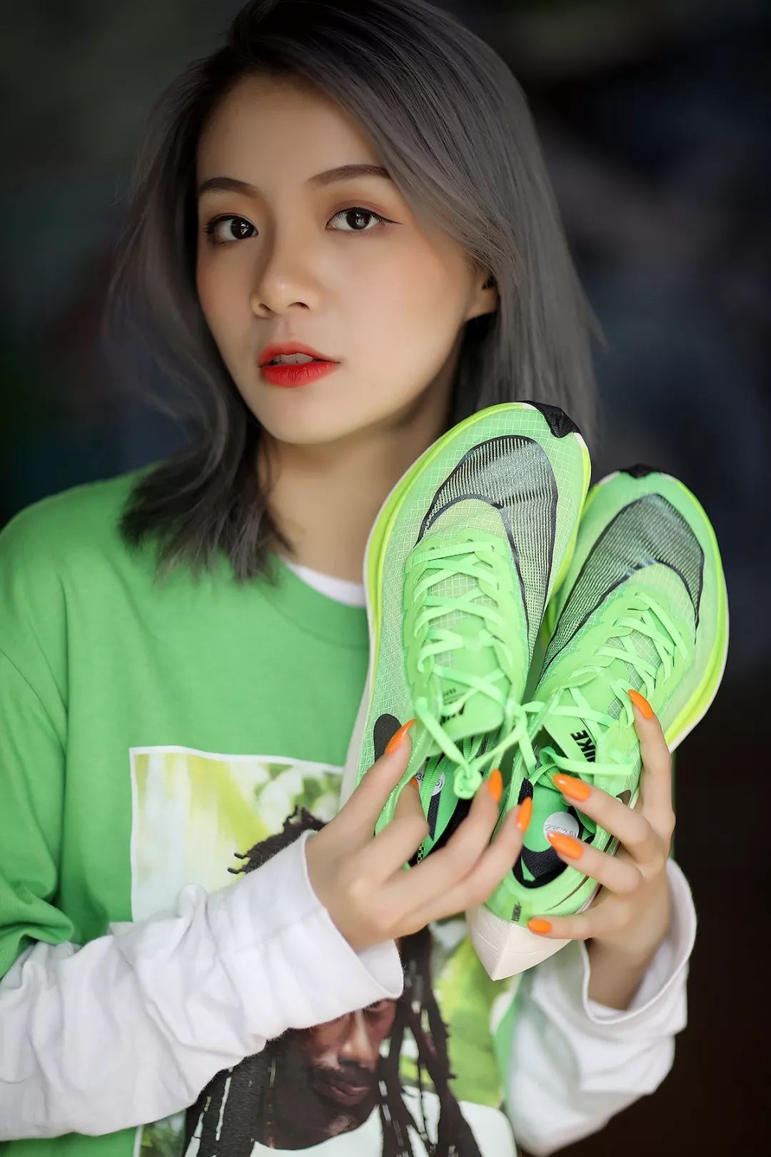 xh55girl听说它是nike目前最好穿最高科技的跑鞋糯米