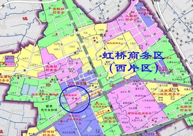 本次上海市青浦区在徐泾镇的进行地图征收的范围是:东至沈海高速,南至