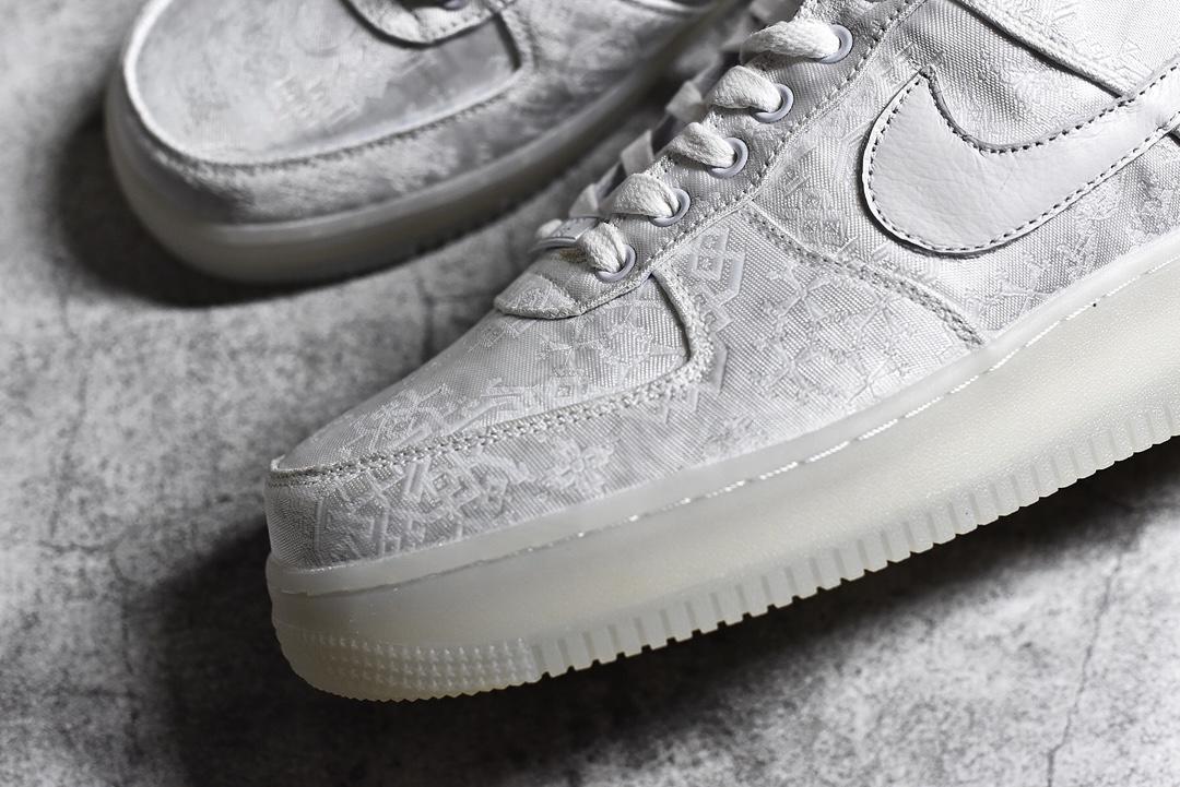 af1 x clot white silk