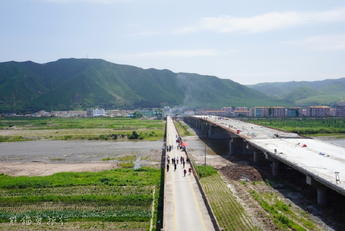 圈河口岸午后的时间我们去到了圈和口岸,圈河口岸位于珲春市区东南部