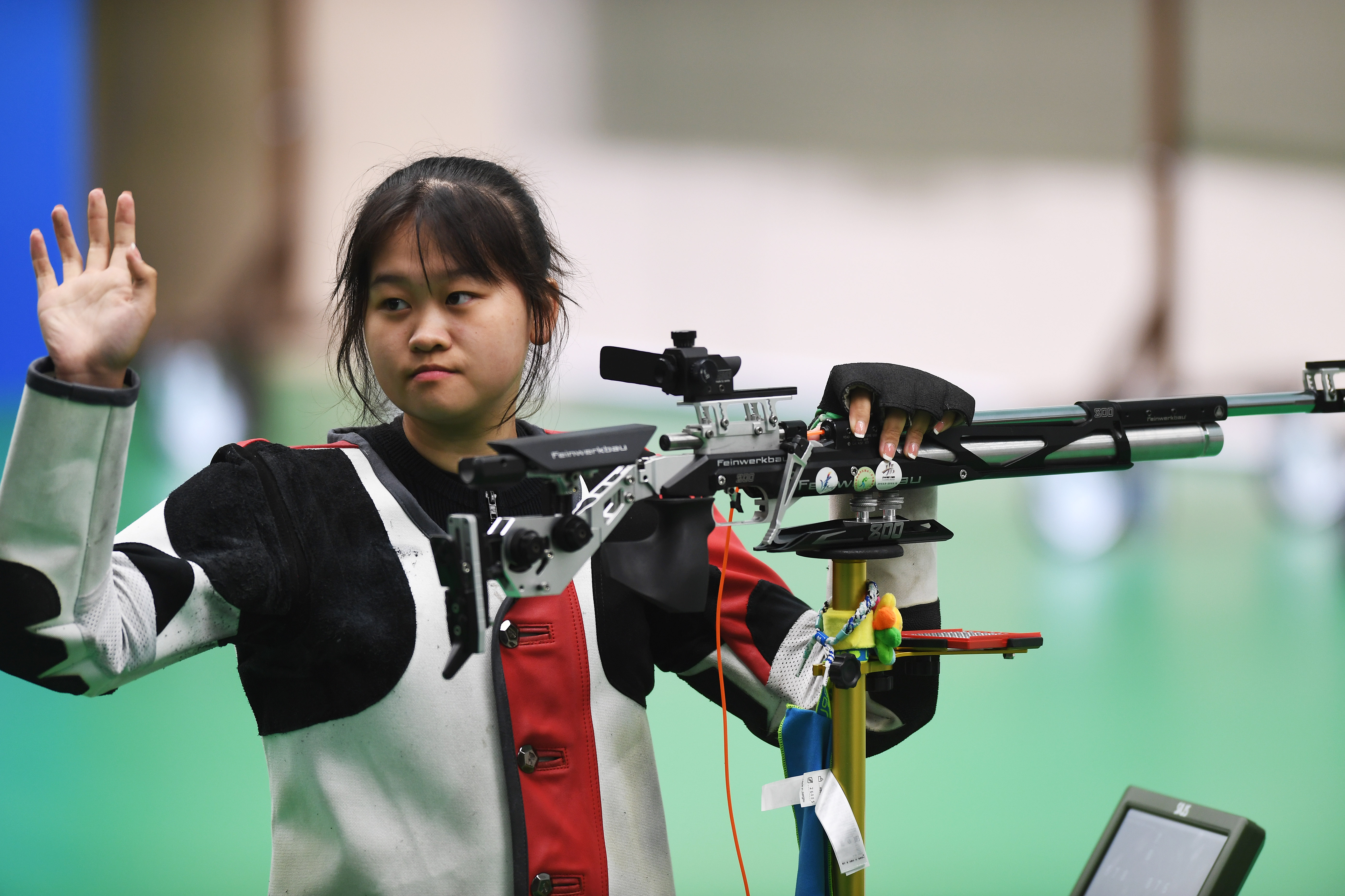 射击体校乙组10米气步枪混合团体赛况