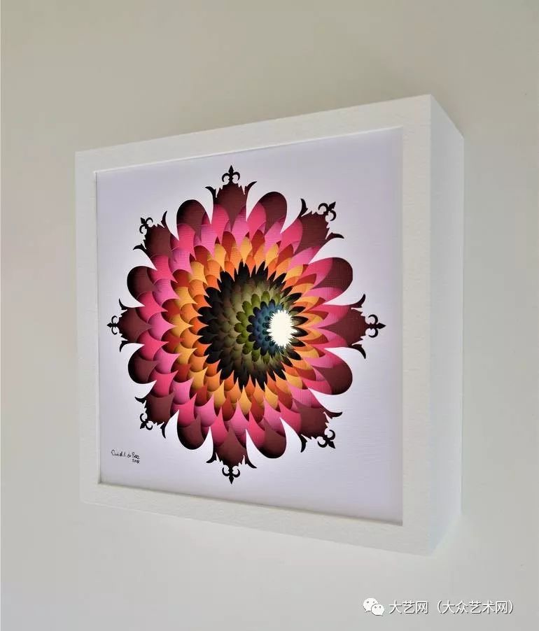 大众艺术网层层的魅力与视幻的空间南非艺术家danieladupreez纸张艺术