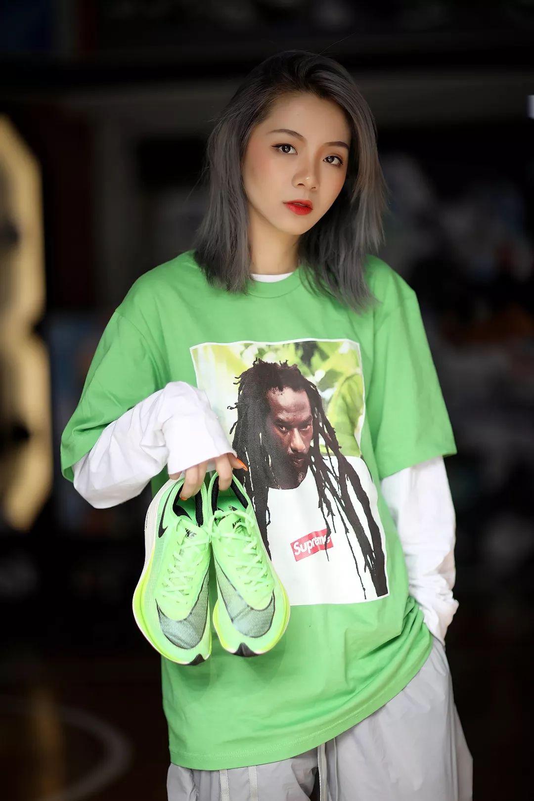 xh55girl听说它是nike目前最好穿最高科技的跑鞋糯米