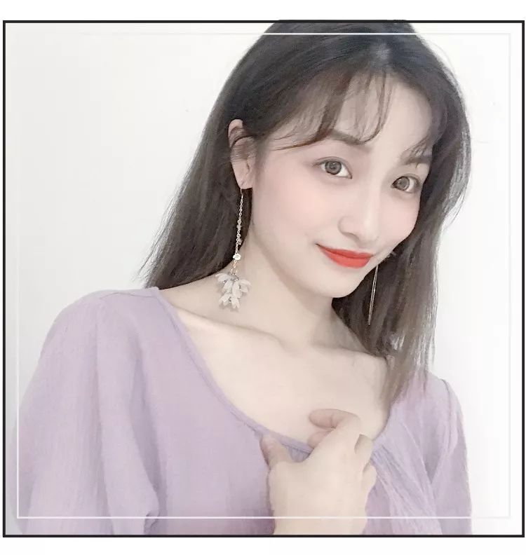 仙气的森女风气息~ 长款 不对称 显脸小又设计感十足 在阳光下还微微