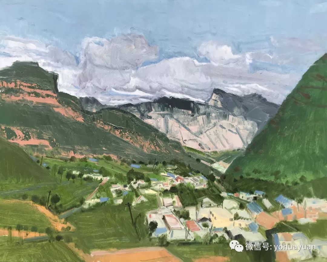 油画作品拍卖(北京写生)