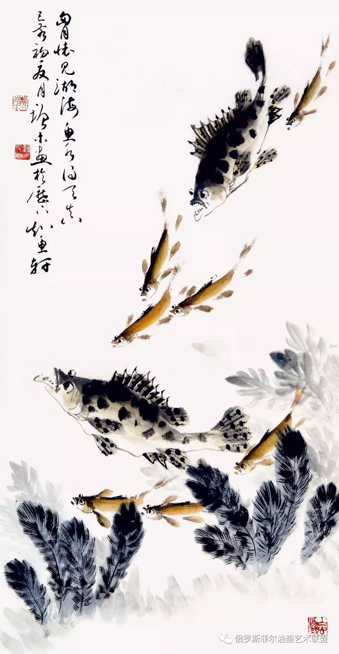 济南画鱼的画家图片