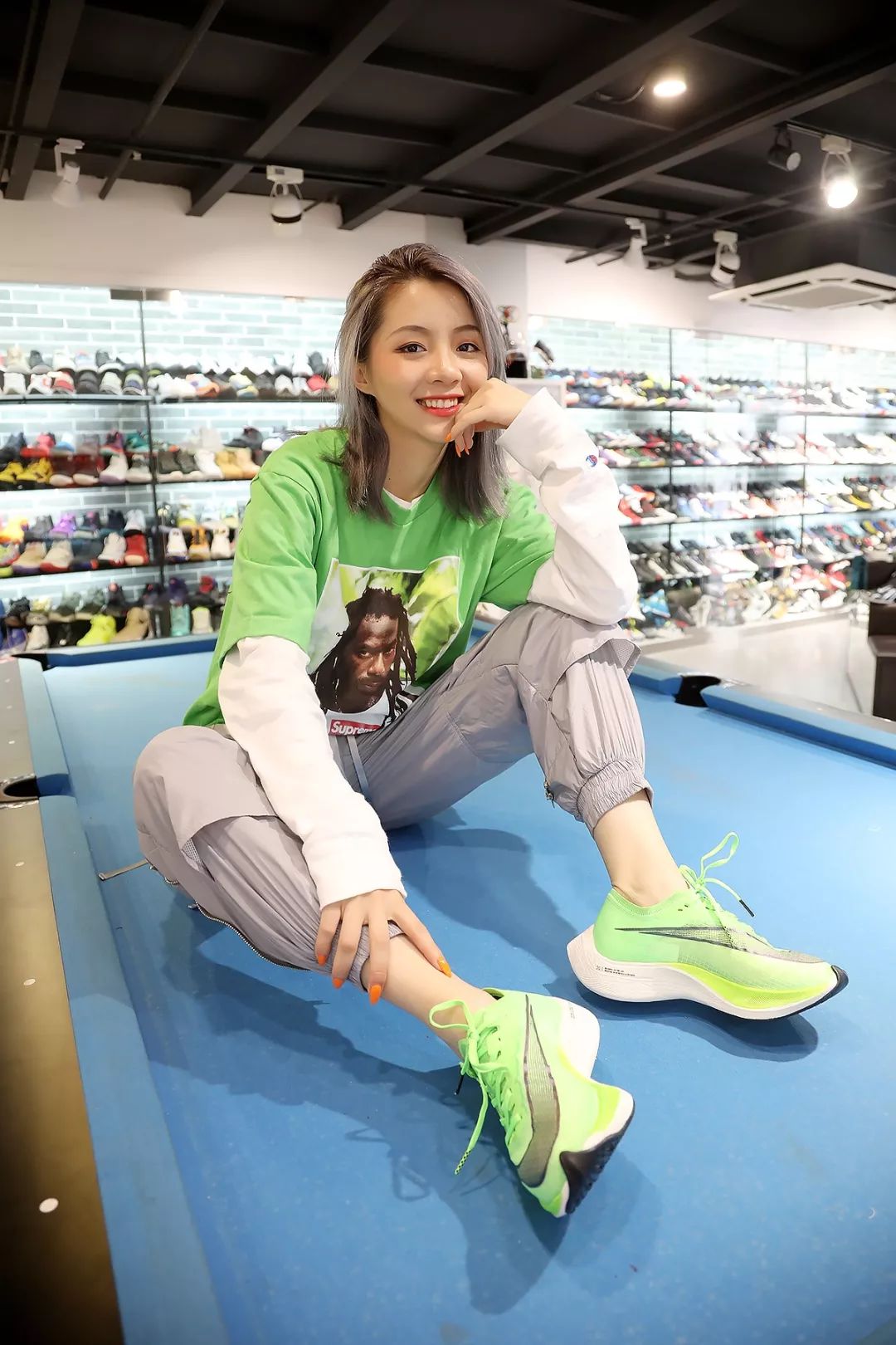 xh55girl听说它是nike目前最好穿最高科技的跑鞋糯米