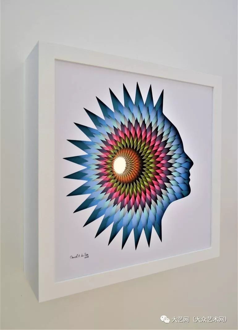 大众艺术网层层的魅力与视幻的空间南非艺术家danieladupreez纸张艺术