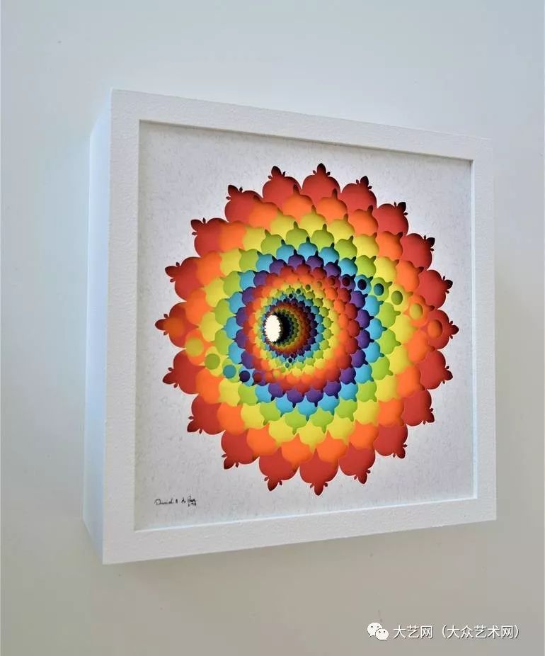 大众艺术网层层的魅力与视幻的空间南非艺术家danieladupreez纸张艺术